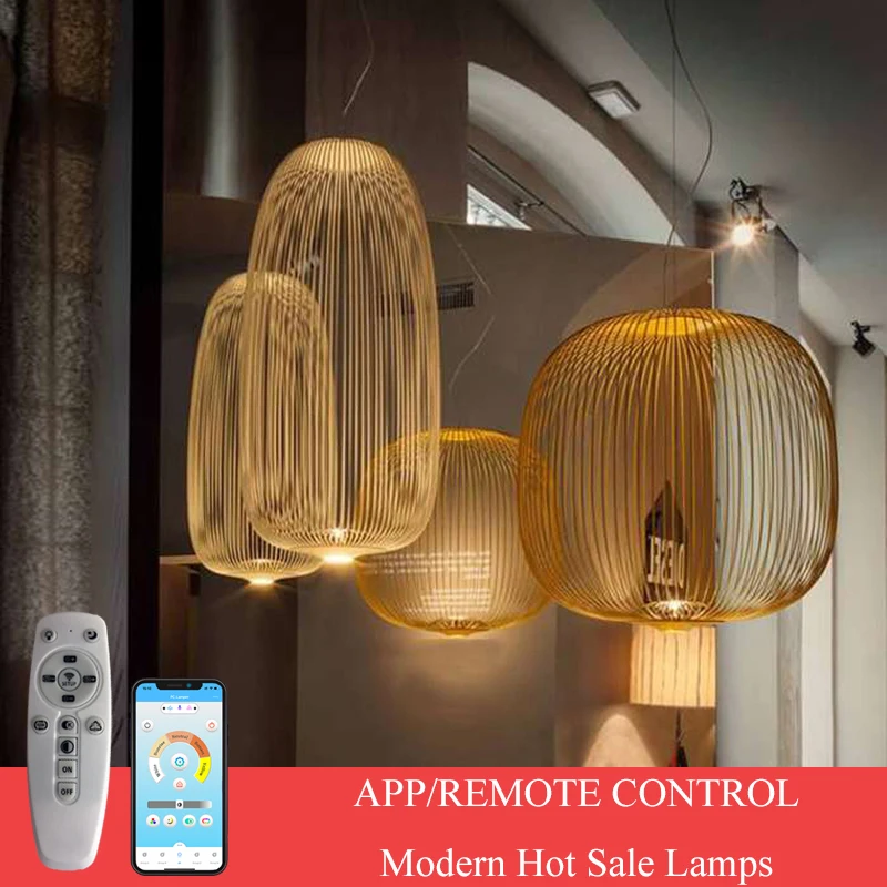 Từ xa Foscarini Nan Hoa 1/2 Đèn Chùm Chiếu Sáng Hiện Đại Triac Mờ ĐÈN L - DC-631