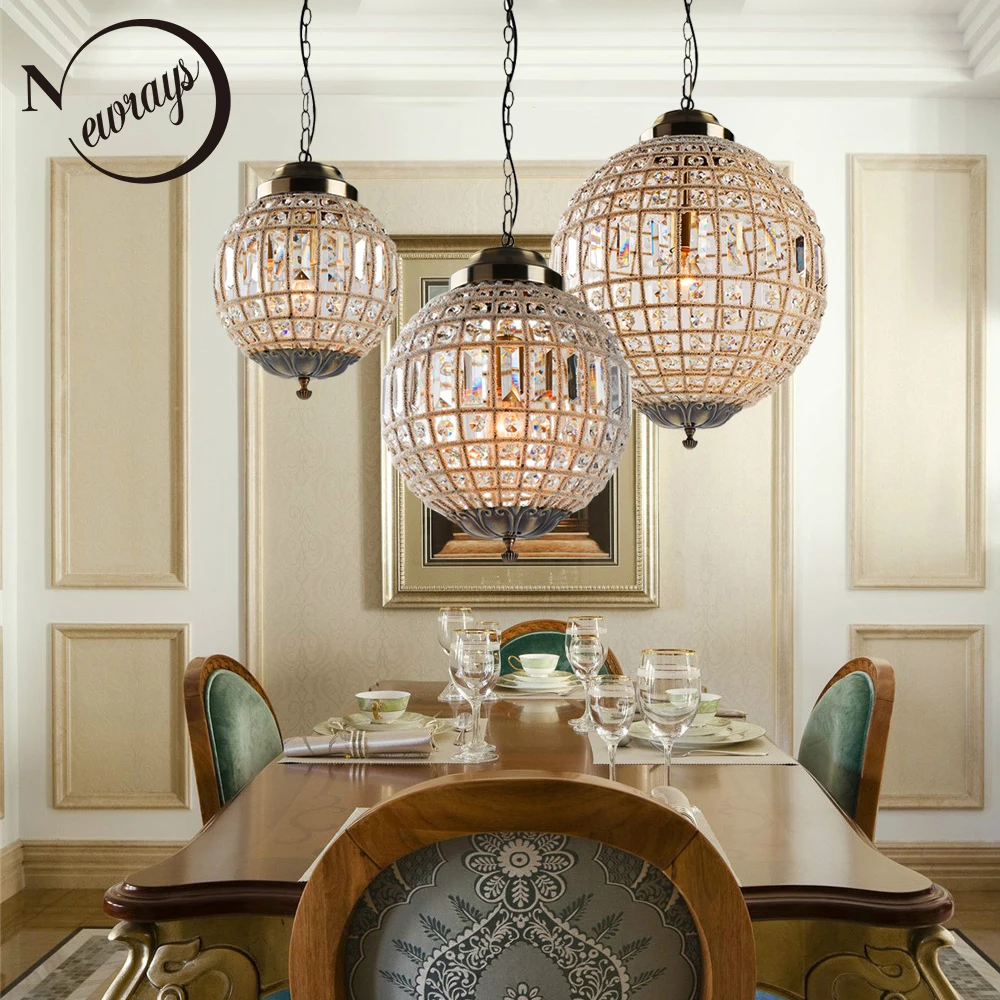 Đèn Retro Vintage Hoàng Gia Đế Quốc Bóng Đèn Chùm Pha Lê - DTN-10