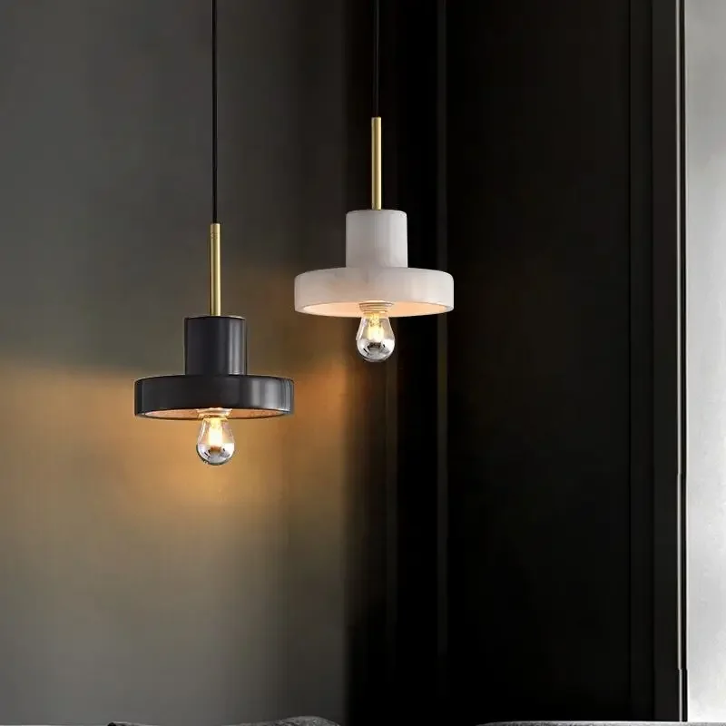 Phong Cách Đơn Giản Nhà Hàng Thanh Đá Cẩm Thạch Mặt Dây Chuyền Ánh Sáng - DC-124