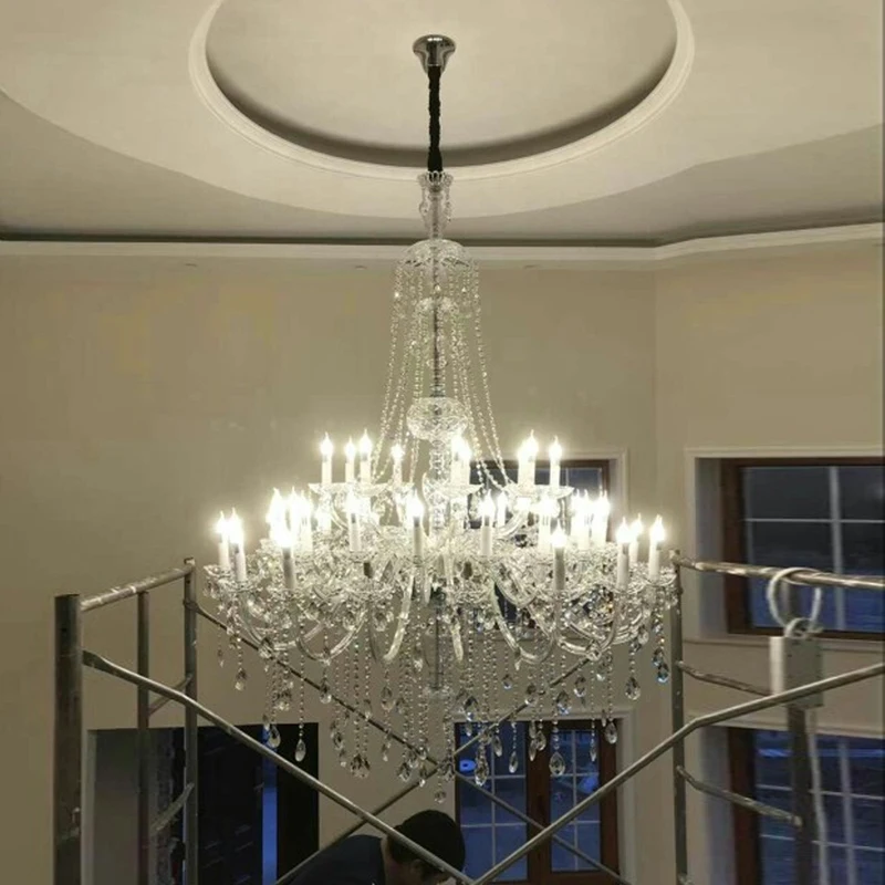 Phòng Khách Đèn Chùm Lớn Pha Lê Đế Quốc Chiếu Sáng Đèn Chùm Bohemian Ch - DC-118