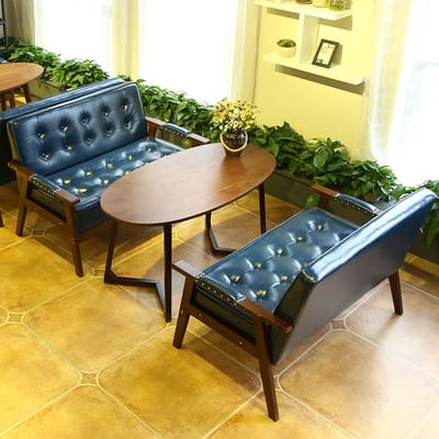 Bàn ghế ghế sofa Bàn ghế quán cà phê đơn giản đôi nhà hàng - BGCF-107