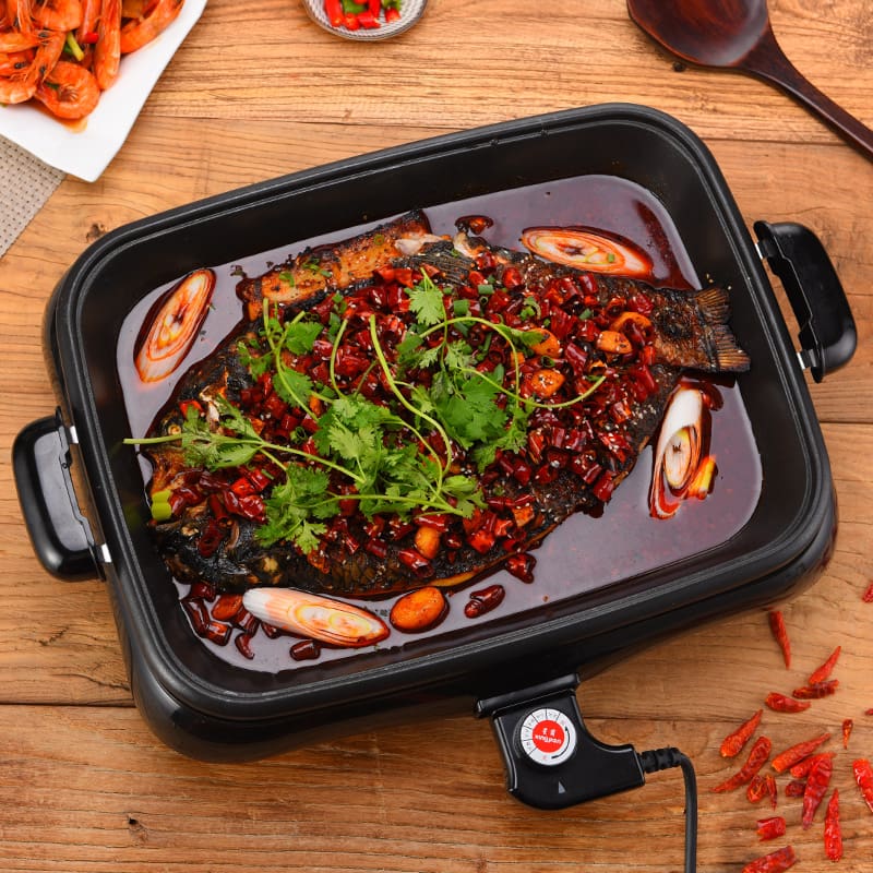Bếp nướng cá bằng giấy chảo nướng điện thương mại cao cấp, tiện lợi cho nhà h BN-556