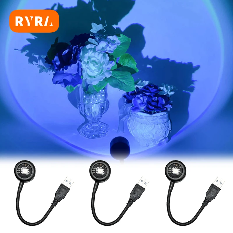 USB Khí Quyển Đèn LED Cầu Vồng Đèn Ngủ Chụp Ảnh Treo Tường - DTN-339