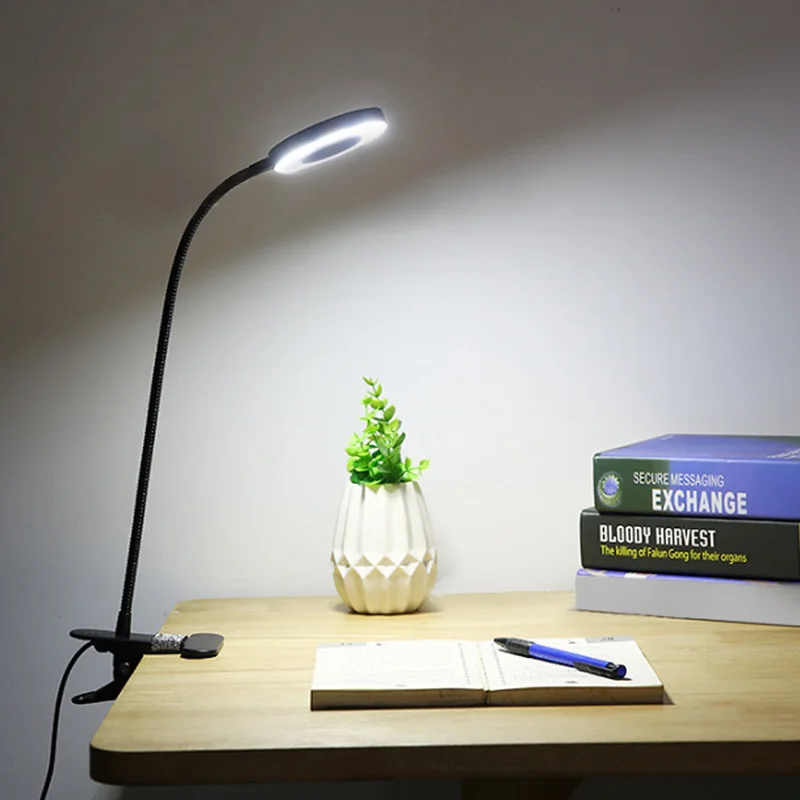 Đèn Kẹp USB Đèn Bàn Bảo Vệ Đôi Mắt Của Bạn Xoay 360 3.5 Inch 48 Đèn LE - DDB-573