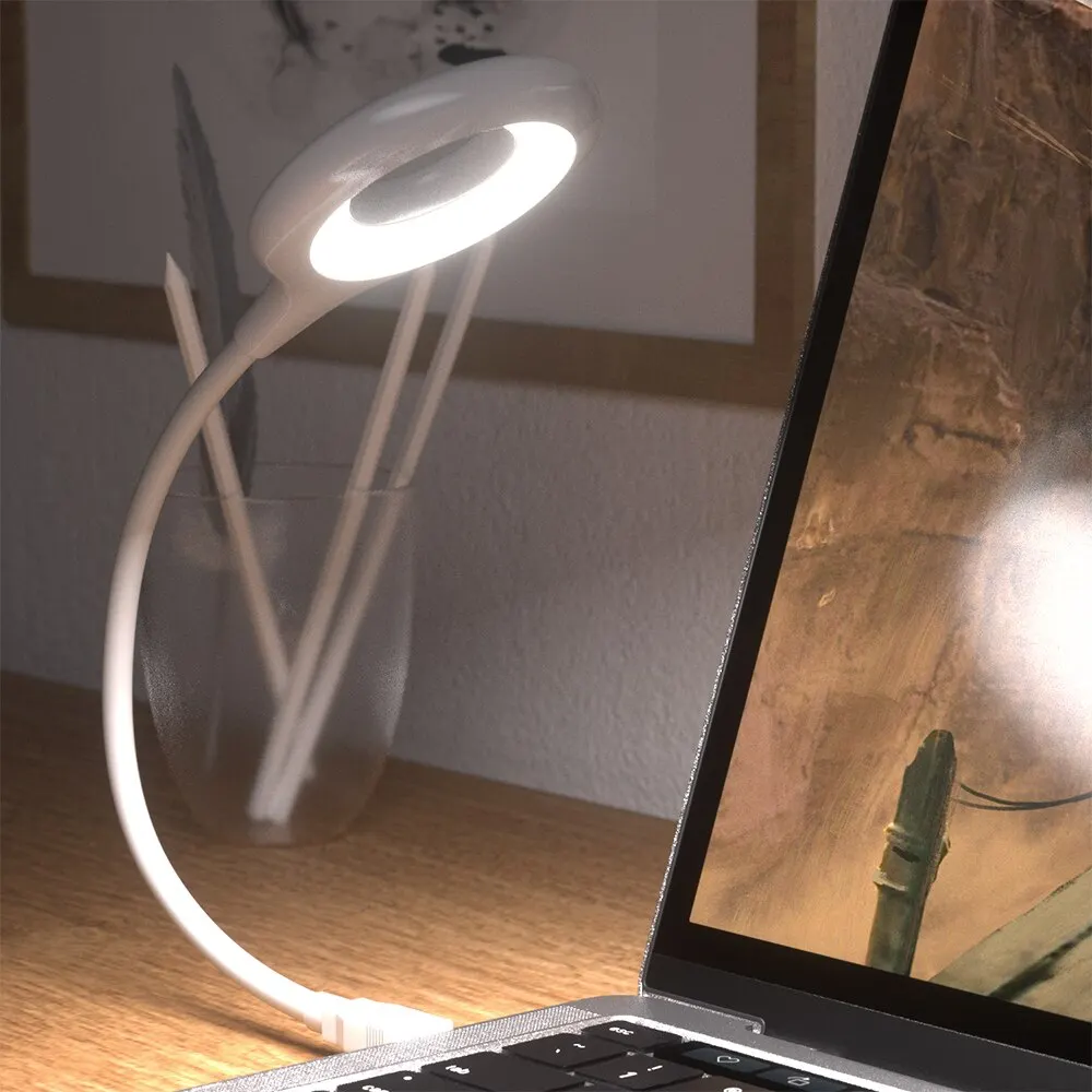 Đèn USB Cắm Trực Tiếp Đèn Bàn Ký Túc Xá Đầu Giường Đèn Sách Bảo Vệ Mắt - DDB-37