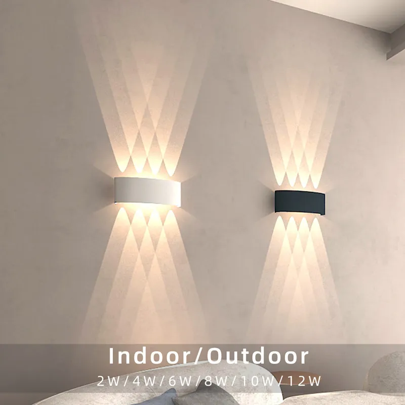 Đèn LED Dán Tường Lên Xuống Chống Thấm Nước IP65 Nhôm Đèn - DTN-449