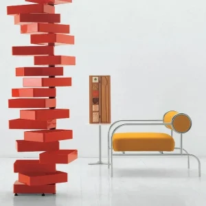 1089 Hỗ trợ Thiền công nghiệp Da Ghế bành Ý Lounge Nội thất Sillas Bắc Âu - Hình 4