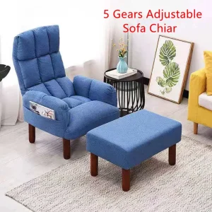5 Tốc Độ Điều Chỉnh Ghế Sofa Với Woode Văn Phòng Ghế Phòng Khách Phân Đồ Nội Thất Chống Bẹp Đầu Sofa Lười Phòng Chờ Ghế Tựa Lưng - Hình 2
