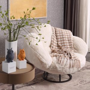 Armchair Chân Gấu Lông Mềm Decor Không Gian - Hình 2
