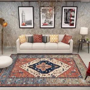 Bắc Âu Dày Và Dễ Chăm Sóc Thảm Phòng Khách Mỹ Thảm Cho Phòng Ngủ Vintage Thảm Đầu Giường Maroc Cloakroom Thảm