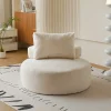 Bắc Âu Đơn Ghế Phòng Khách Nội Thất Gia Đình Giải Trí Tất Nam Lười Căn Hộ Nhỏ Ghế Sofa Đơn Giản Teddy Trang Ghế Tròn