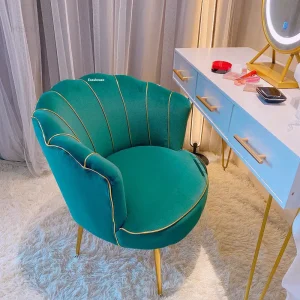 Bắc Âu Ghế Phòng Khách Cao Cấp Nội Thất Phòng Khách Nhà Phòng Ngủ Đệm Mềm Mại Ghế Trang Điểm Sáng Tạo Tựa Lưng Ghế Bành B