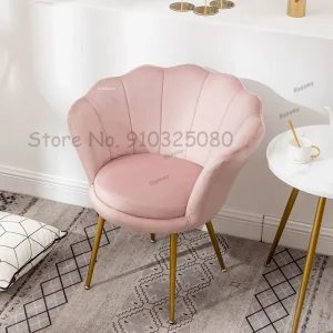 Bắc Âu Ghế Phòng Khách Hiện Đại Đơn Giản Ghế Ban Công Giải Trí Ghế Sofa Căn Hộ Nhỏ Màu Hồng Sang Trọng Trang Điểm Ghế Phòng Khách A