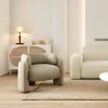 Bắc Âu Ghế Phòng Khách Phòng Chờ Tầng Trắng Lười Phòng Khách Cao Cấp Ghế Bành Salon Hiện Đại Nội Thất Gia Đình