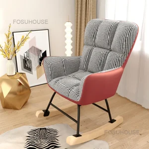Bắc Âu Ghế Phòng Khách Thiết Kế Hình Hoa Đính Đá Ban Công Giải Trí Ghế Bành Nội Thất Gia Đình Gỗ Chắc Chắn Sofa Lười Phòng Ngủ Chống Bẹp Đầu - Hình 2