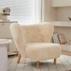 Bắc Âu Ghế Sofa Đơn Thịt Cừu Ghế Phòng Khách Ban Công Ghế Giải Trí Sang Trọng Thiết Kế Ghế Đơn Hiện Đại Ghế Thư Giãn