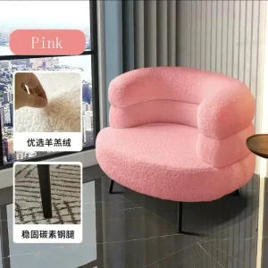 Bắc Âu Ins Ghế Phòng Khách Bé Gái Phòng Ngủ Thoải Mái Làm Ghế Ký Túc Xá Sinh Viên Máy Tính Ghế Vải Văn Phòng Nhà Ghế - Hình 4