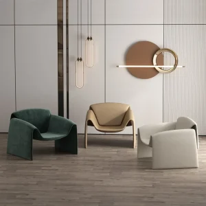 Bắc Âu Lười Căn Hộ Nhỏ Ánh Sáng Hiện Đại Sang Trọng Sofa Đơn Giải Trí Ghế Bành Da Phong Cách Đơn Giản Nội Thất Phòng Khách Ghế - Hình 4