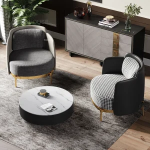 Bắc Âu Nhà Thiết Kế Ghế Phòng Khách Hiện Đại Nội Thất Gia Đình Phòng Khách Cao Cấp Sofa Đơn Giải Trí Vạn Chim Lưới Ghế Bành L