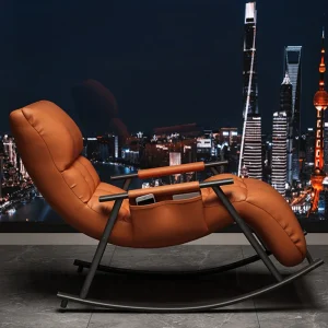 Bắc Âu Tech Vải Ghế Phòng Khách Nhà Ban Công Ghế Giải Trí Sofa Lười Ngủ Ngả Ghế Hình Hoa Đính Đá Thiết Kế Ghế Bành
