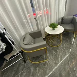 Bắc Âu Tựa Lưng Ghế Phòng Khách Đèn Sang Trọng Sofa Đơn Ghế Thiết Kế Giải Trí Ghế Bành Sáng Tạo Tiếp Nhận Đàm Phán Ghế - Hình 2