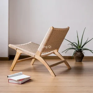 Bắc Âu Vườn Ghế Phòng Khách Phòng Chờ Bãi Biển Vintage Đơn Ghế Ăn Gỗ Ban Công Chaise De Salon Trang Trí Nội Thất - Hình 4