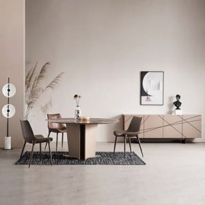 Bàn ăn bằng đá cẩm thạch cao cấp nhập khẩu. - Hình 2