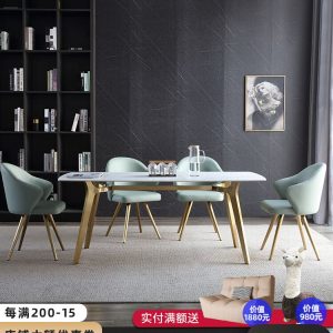 Bàn ăn bằng đá phiến cao cấp nhập khẩu.