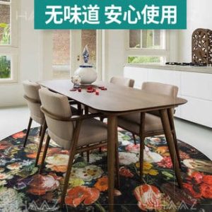 Bàn ăn bằng gỗ, thiết kế đơn giản nhập khẩu. - Hình 2