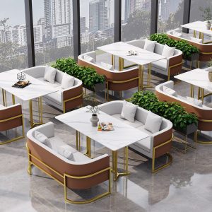 Bàn ăn Café Casual card card Ghế thương lượng