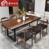 Bàn ăn chữ nhật gia đình nhỏ bằng bạch kim của Úc Phòng khách Bàn ăn nhiều người Khách sạn B&B Bộ bàn ghế ăn bằng gỗ nguyên khối của Mỹ