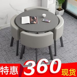 Bàn ăn Có thể cất giữ bàn ăn gấp tiết kiệm không gian gia đình bàn ăn nhỏ cửa hàng thương lượng bàn ghế bàn tiếp khách bàn tròn