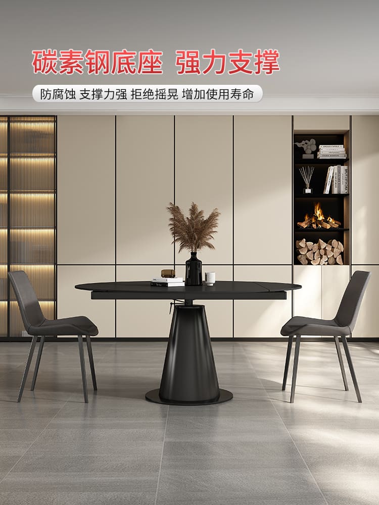 Bàn ăn đa năng hình tròn gập gọn được - Hình 3 Bàn ăn đa năng hình tròn gập gọn được - Hình 3