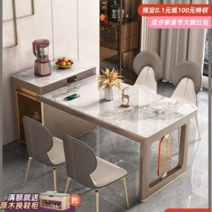 Bàn ăn đá phiến nhập khẩu.