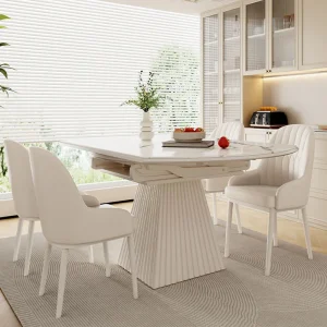 Bàn ăn Di Động Bàn Ăn Sang Trọng Trang Điểm Coffe Mộc Mạc Phòng Khách Bàn Ăn Hiện Đại Bản Sao Muebles De Cocina Nội Thất HDH - Hình 2