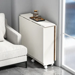Bàn Ăn Gấp Hình Chữ Nhật Ổ Cắm Kéo Dài Cao Cấp Tối Giản Bàn Ăn Hiện Đại Bắc Âu Ý Muebles De Cocina Nội Thất Gia Đình - Hình 2