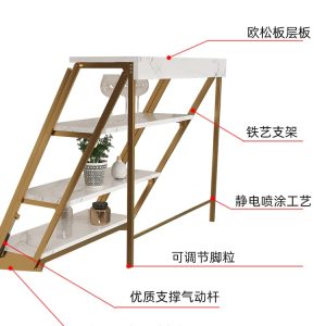 Bàn ăn gấp tường đa năng, gấp gọn thành giá để đồ không tốn diện tích. - Hình 2