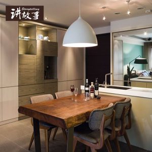 Bàn ăn gỗ đặc và ghế kiểu gác xép cổ điển kiểu Mỹ bằng sắt rèn Bàn dài hình chữ nhật Bàn cafe cũ đơn giản