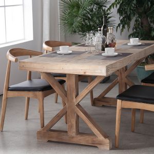 Bàn ăn gỗ nguyên khối của Mỹ phòng khách gia đình phong cách cổ điển Bàn ăn bốn người cafe nhà hàng Bàn ăn và ghế - Hình 2