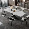 Bàn Ăn Hiện Đại Đầu Giường Mở Rộng Hiện Đại Hộ Gia Đình Nhà Thiết Kế Bàn Ăn Nhà Hàng Mesa De Jantar Nội Thất Gia Đình