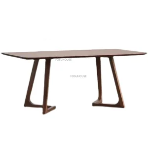 Bàn ăn Hiện Đại Gỗ Chắc Chắn Bàn Ăn Cho Nội Thất Gia Đình Bàn Hình Chữ Nhật Sáng Tạo Đơn Giản Hộ Gia Đình Đa Năng Nhà Hàng Bàn GL