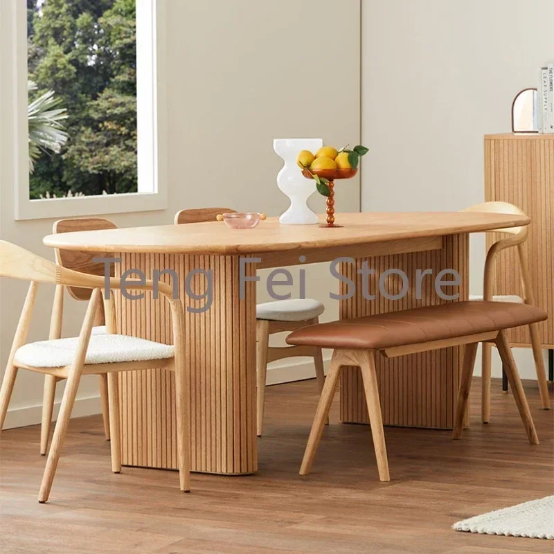 Bàn ăn Hình Bầu Dục Bàn Ăn Bằng Gỗ Phòng Khách Sang Trọng Thiết Kế Ngoài Trời Hiện Đại Bàn Ăn Nhà Bếp Bắc Âu Esstische Nội Thất Gia Đình SR50DT - Hình 4 Bàn ăn Hình Bầu Dục Bàn Ăn Bằng Gỗ Phòng Khách Sang Trọng Thiết Kế Ngoài Trời Hiện Đại Bàn Ăn Nhà Bếp Bắc Âu Esstische Nội Thất Gia Đình SR50DT - Hình 4
