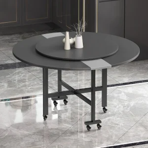 Bàn ăn Kéo Dài Cao Cấp Bàn Ăn Gấp Tường Nhà Bếp Ghế Phòng 4 Bàn Ăn Hiện Đại Phòng Sân Vườn Mesa Plegable Nội Thất WW50DT - Hình 2