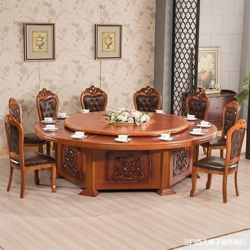Bàn ăn khách sạn bàn tròn lớn 10 người 15 người 20 người hộp khách sạn bàn tròn bàn xoay tự động bàn ăn điện bàn tiệc - Hình 2 Bàn ăn khách sạn bàn tròn lớn 10 người 15 người 20 người hộp khách sạn bàn tròn bàn xoay tự động bàn ăn điện bàn tiệc - Hình 2