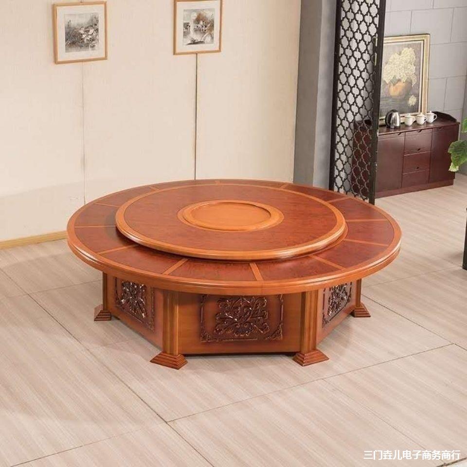 Bàn ăn khách sạn bàn tròn lớn 10 người 15 người 20 người hộp khách sạn bàn tròn bàn xoay tự động bàn ăn điện bàn tiệc - Hình 3 Bàn ăn khách sạn bàn tròn lớn 10 người 15 người 20 người hộp khách sạn bàn tròn bàn xoay tự động bàn ăn điện bàn tiệc - Hình 3