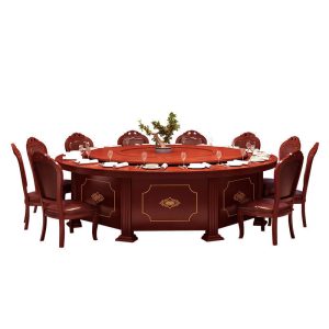 Bàn ăn khách sạn bàn tròn lớn bàn xoay điện bàn tròn 15 người 20 người khách sạn tiệc xoay doanh nhân Bàn ăn tròn Trung Quốc - Hình 3