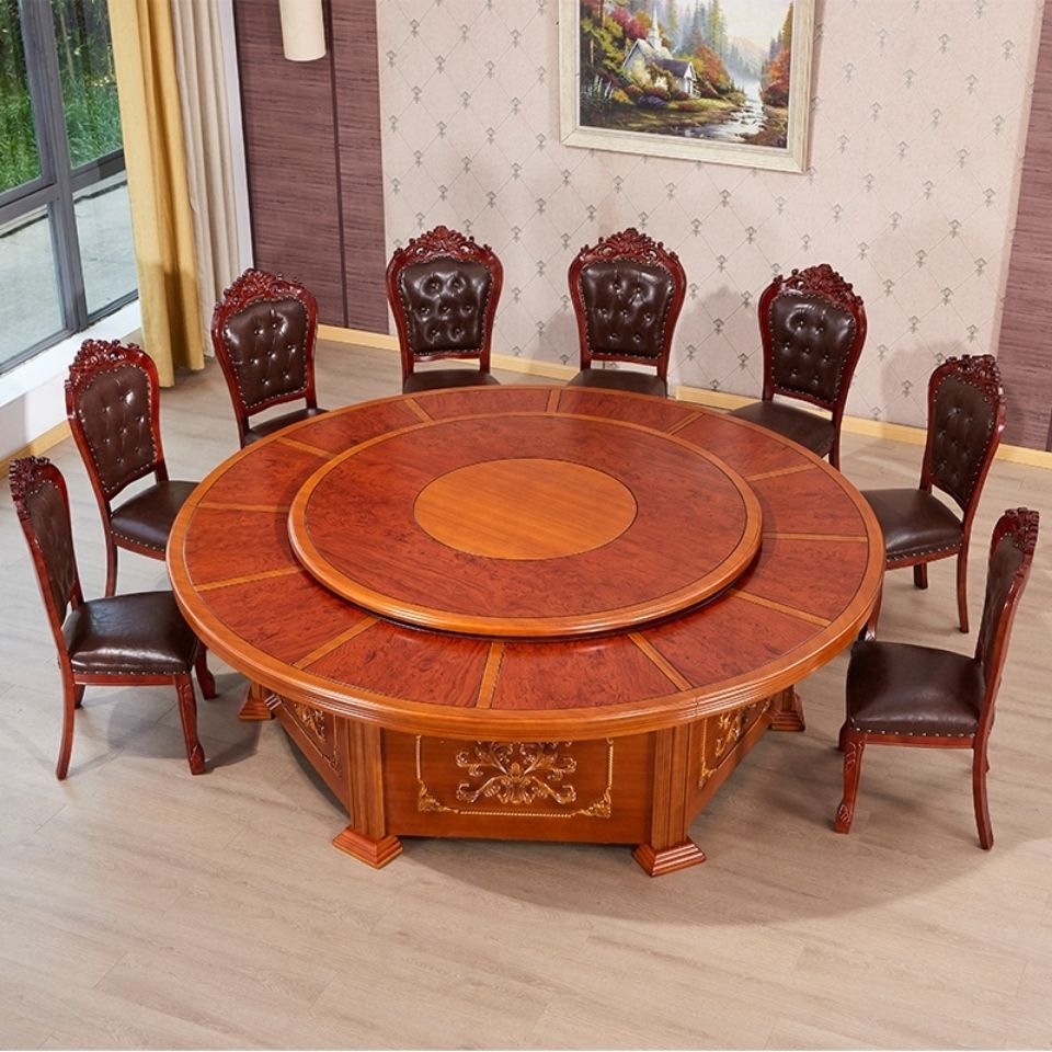 Bàn ăn Khách sạn điện bàn tròn lớn khách sạn bàn tròn tự động 10 người 20 người tiệc lẩu bàn ghế tấm xoay bàn ăn - Hình 4 Bàn ăn Khách sạn điện bàn tròn lớn khách sạn bàn tròn tự động 10 người 20 người tiệc lẩu bàn ghế tấm xoay bàn ăn - Hình 4