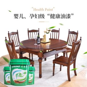 Bàn ăn kiểu Mỹ có thể thu vào gấp hình bầu dục tại nhà có thể thay đổi bàn tròn quốc gia retro tất cả kết hợp bàn ăn bằng gỗ nguyên khối và ghế - Hình 5