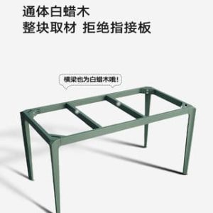 Bàn ăn mặt bàn đá phiến, chân bàn gỗ nhập khẩu. - Hình 2