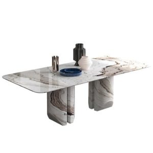 Bàn ăn mặt đá phiến cao cấp nhập khẩu. - Hình 2